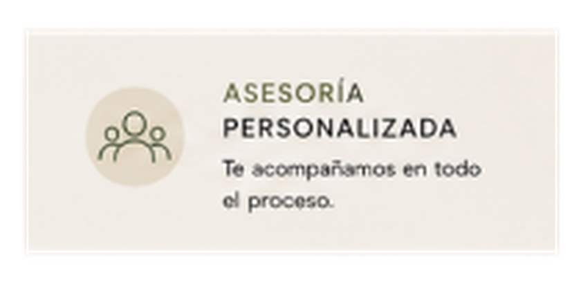 Asesoría personalizada